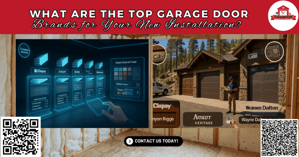 What Are the Top Garage Door Brands for Your New Installation? - Champion Garage Doors